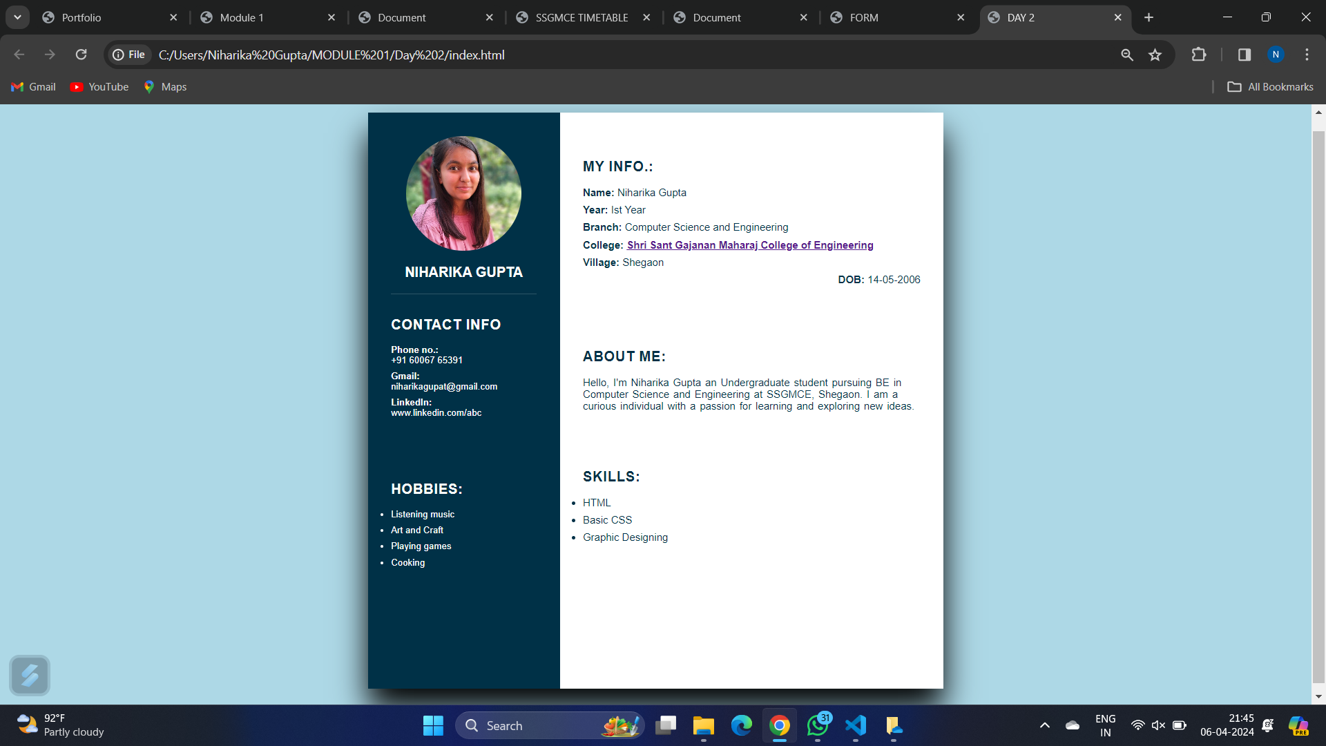 resume